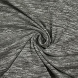 Maille chinée Nora lurex argent fond gris foncé