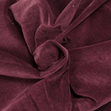 Velours de coton ras prune