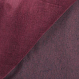 Velours de coton ras prune