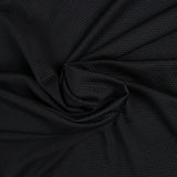 Maille nid d'abeille noir