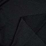 Maille nid d'abeille noir