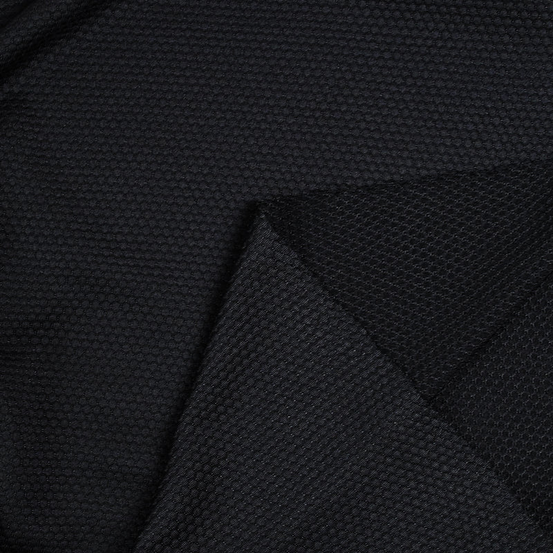 Maille nid d'abeille noir