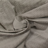 Velours de coton ras labyrinthe gris