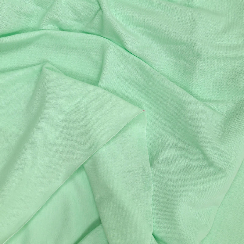 Jersey de coton vert d'eau