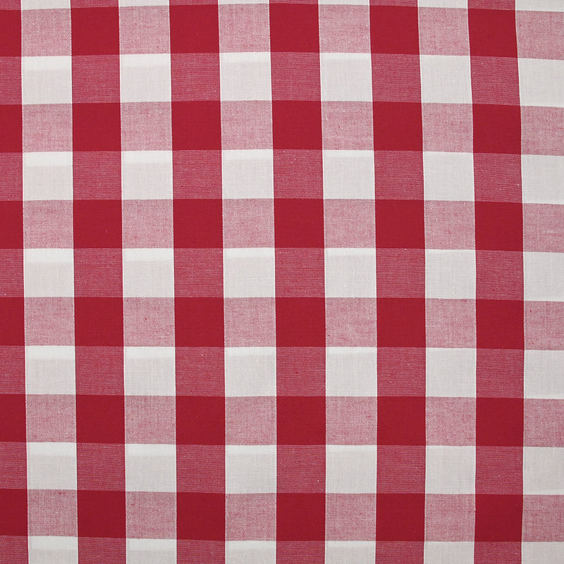 Algodón Vichy 25 mm rojo