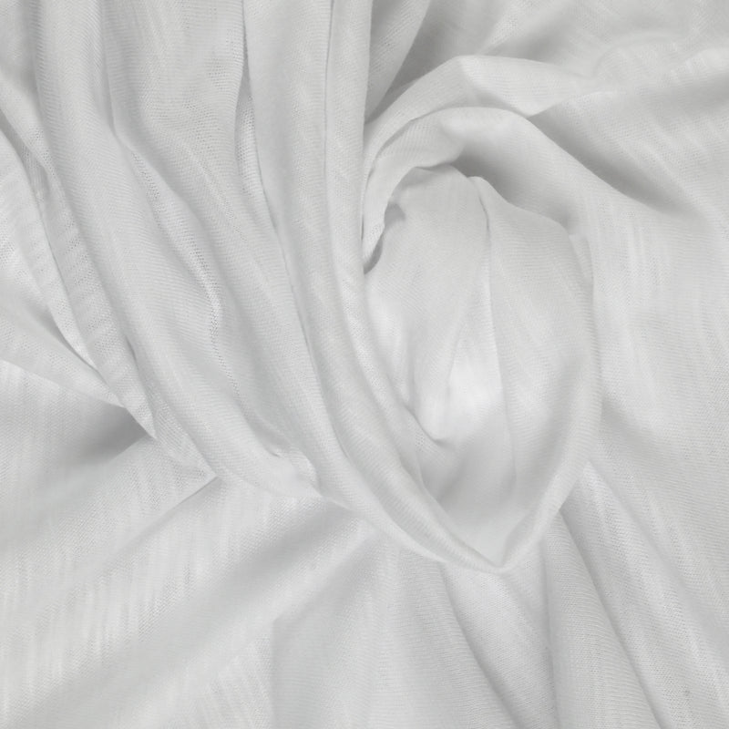 Jersey de polyester blanc chamallow