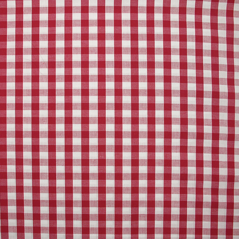 Algodón Vichy 9 mm rojo