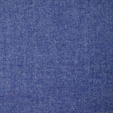 Sergé de laine mélangée bleu roi et blanc