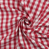 Algodón Vichy 9 mm rojo