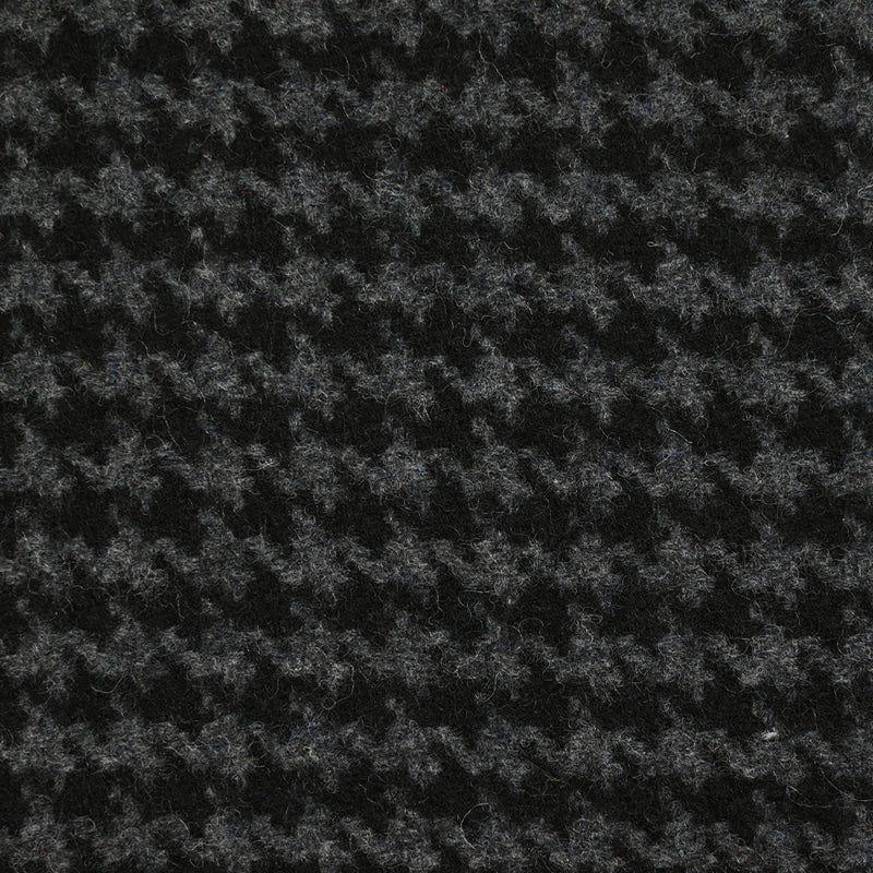 Laine mélangée pied-de-poule noir et anthracite