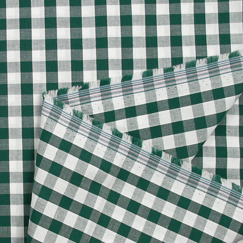 Vichy Cotton 9 mm de color verde oscuro