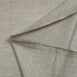Twill de soie et coton blanc et taupe