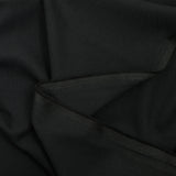 Crêpe polyester noir sombre