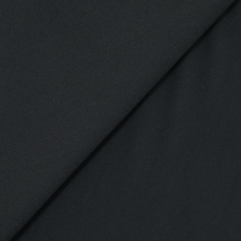 Crêpe polyester noir