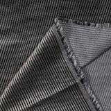 3mm dark gray cotton corduroy
