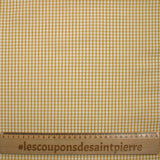 Cotton Vichy 3mm mustard
