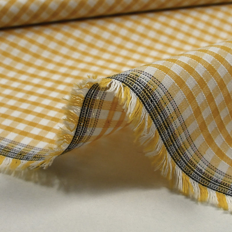 Cotton Vichy 3mm mustard