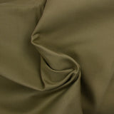 Gabardine de coton kaki