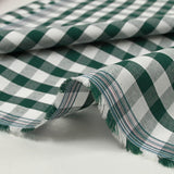 Vichy Cotton 9 mm de color verde oscuro