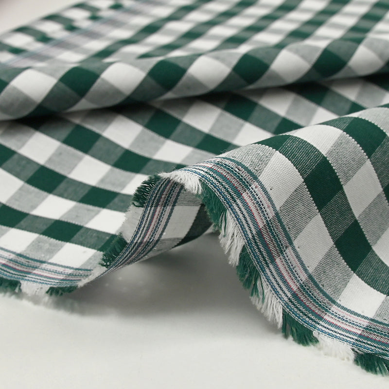 Vichy Cotton 9 mm de color verde oscuro
