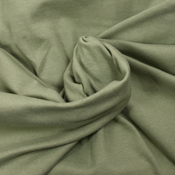 Jersey de coton vert sauge