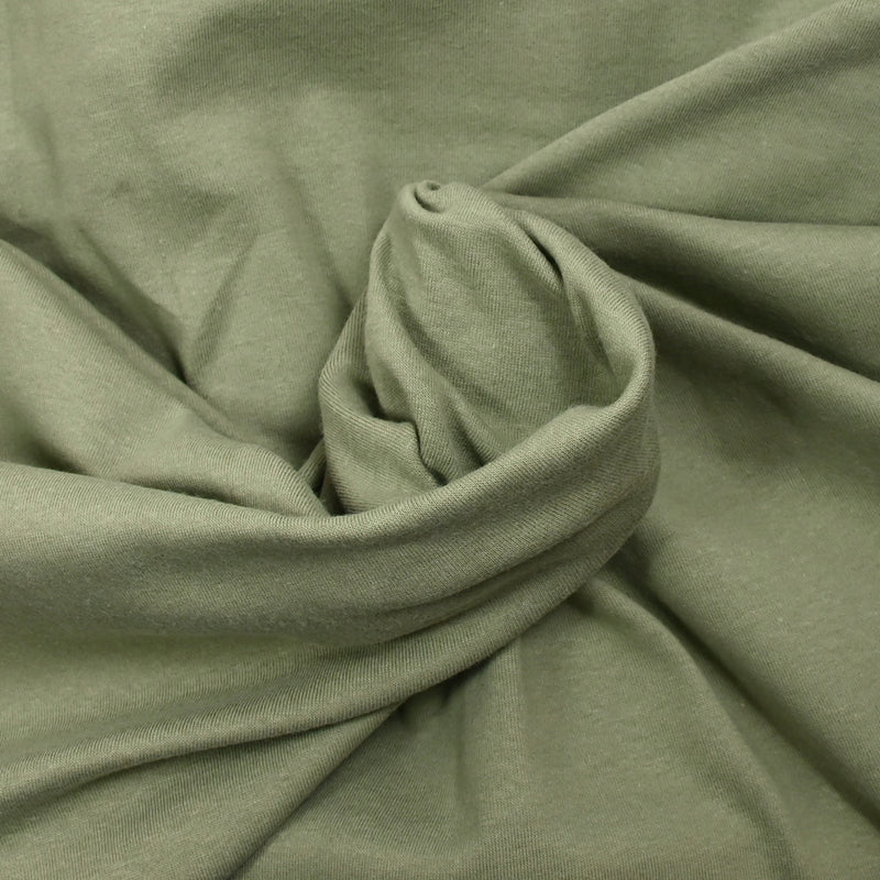 Jersey de coton vert sauge