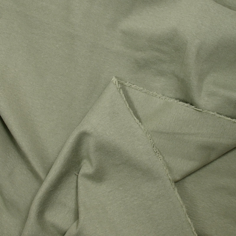 Jersey de coton vert sauge