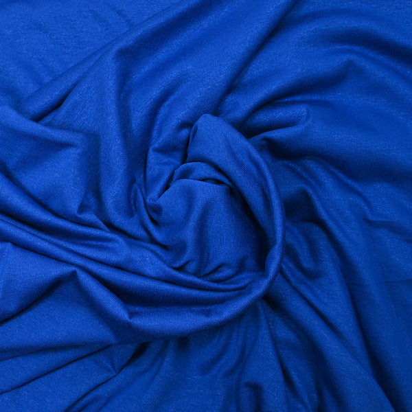 Jersey de viscose fin bleu roi