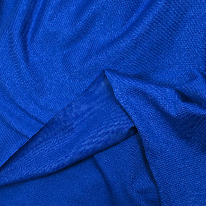Jersey de viscose fin bleu roi