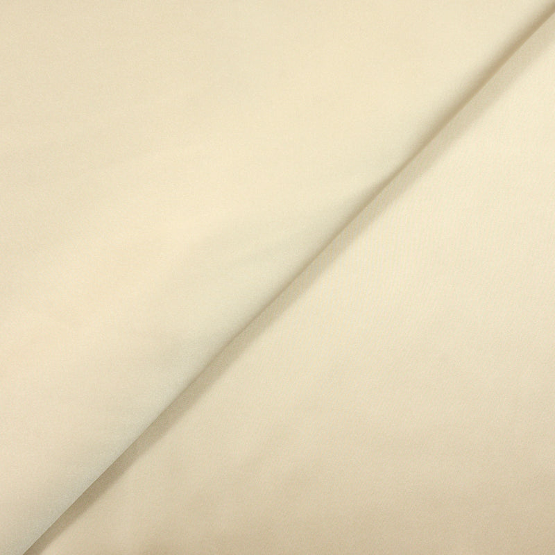 Satin polyester lourd beige
