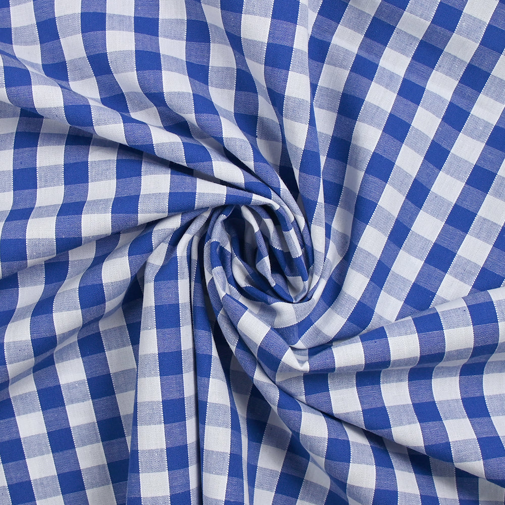 Chemise Garçon F&F Vichy Bleu - 9-10 Ans, Manches Longues, Coton, Très Bon état