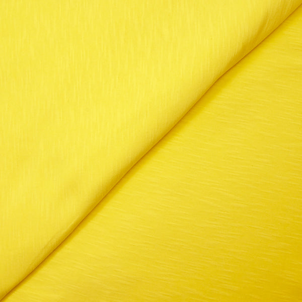 Jersey de coton flammé safran