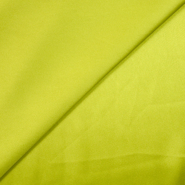Satin polyester lourd vert tilleul