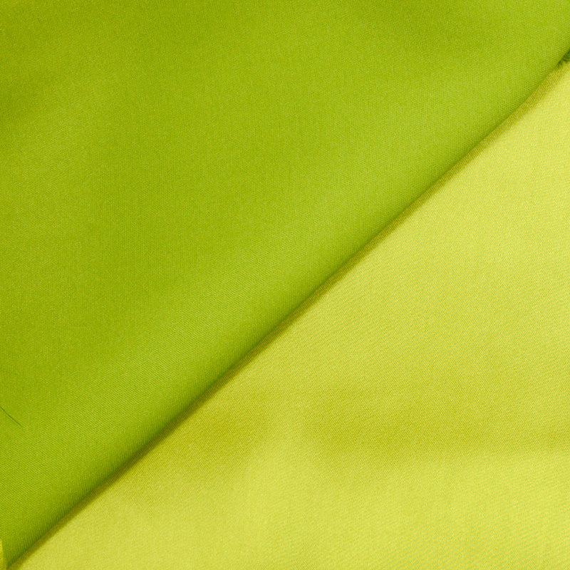 Satin polyester lourd vert tilleul