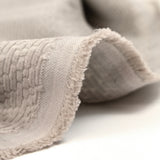 Velours de coton ras labyrinthe gris