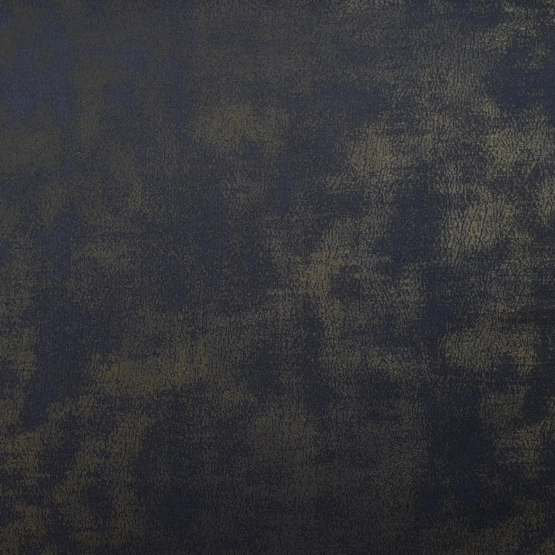 Maille polyester imprimée marbré fond bleu nuit