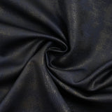 Maille polyester imprimée marbré fond bleu nuit