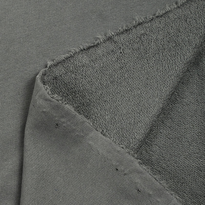 Jersey french terry gris foncé