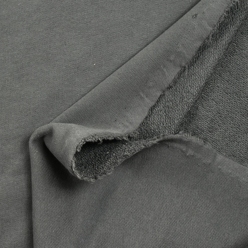 Jersey french terry gris foncé
