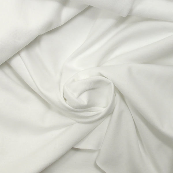 Jersey de coton blanc papier