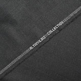 Tissu tailleur laine mélangée sergé gris anthracite