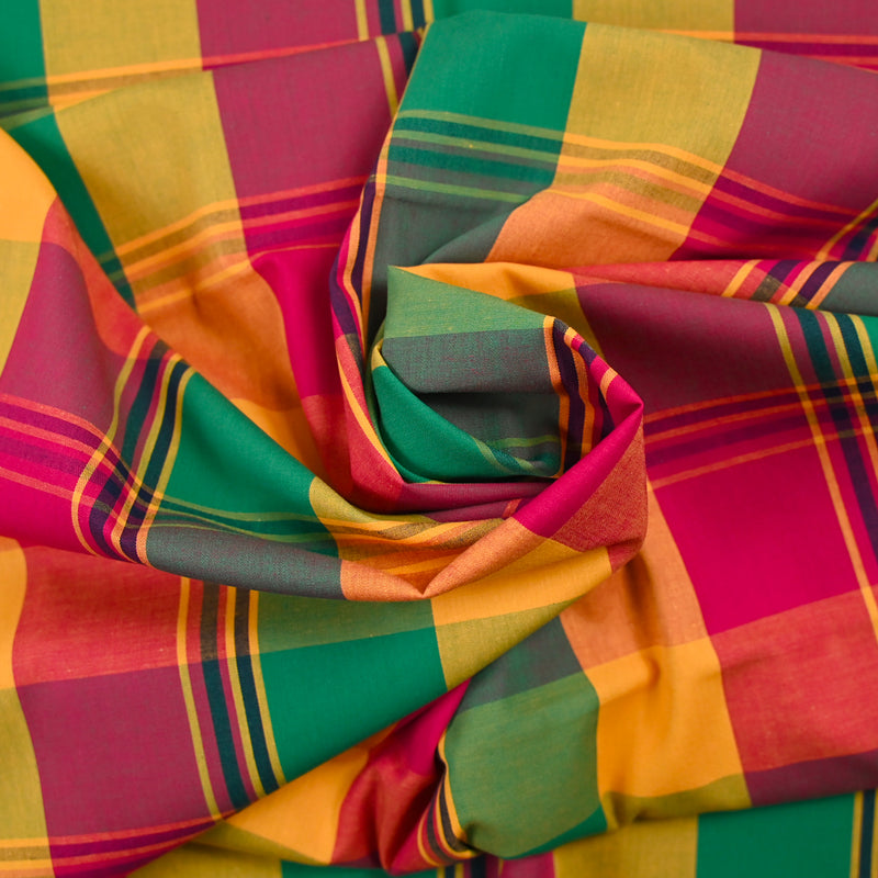 Cotton madras n ° 124