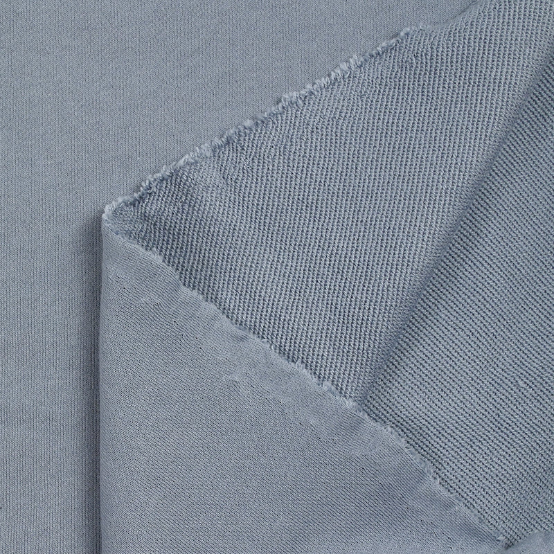 Jersey french terry bleu charrette