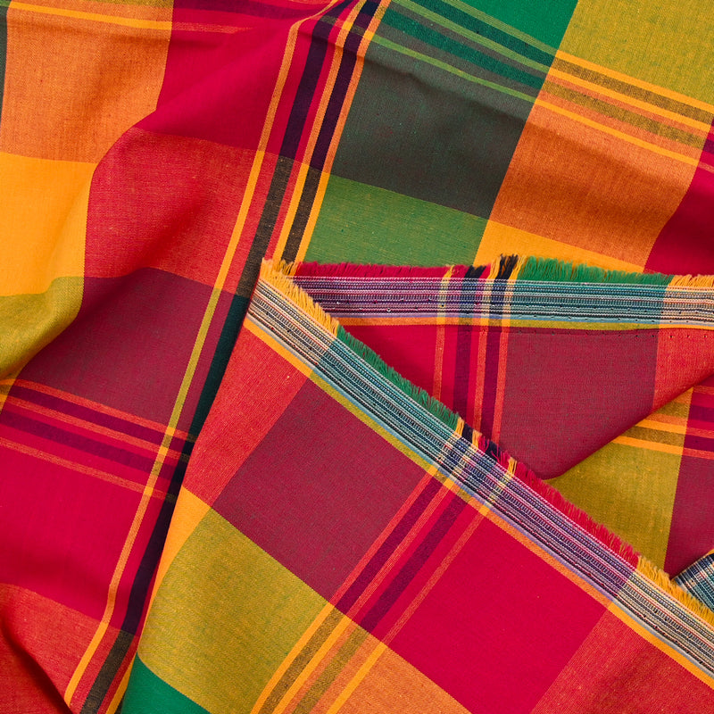 Cotton madras n ° 124