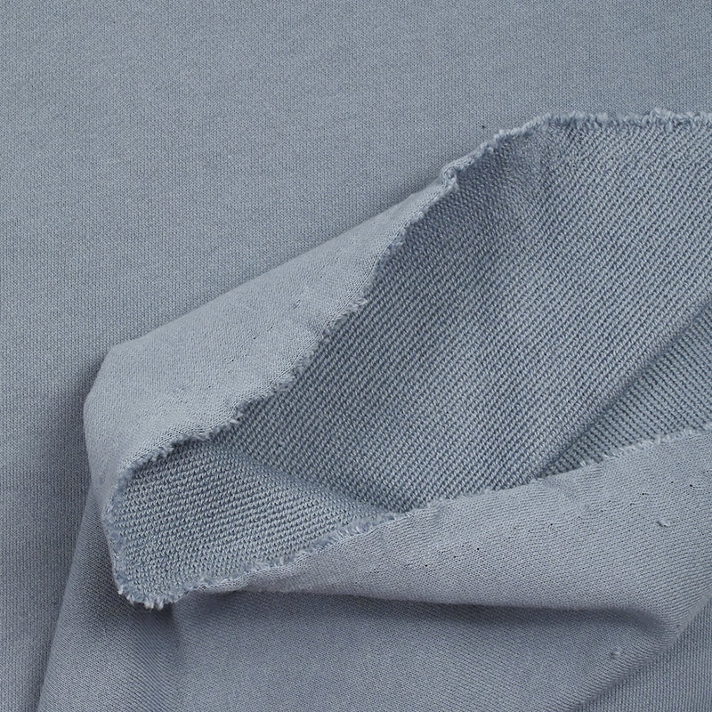 Jersey french terry bleu charrette