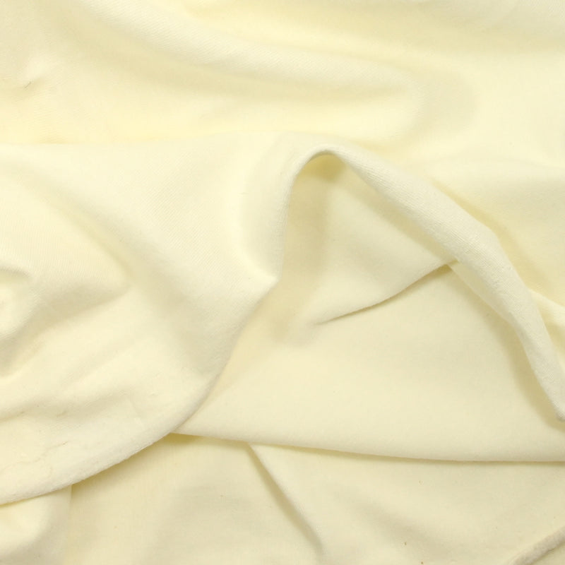 Jersey de coton jaune pastel