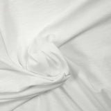 Jersey de coton flammé blanc neige