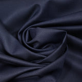 Tissu tailleur laine mélangée texturé marine