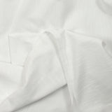 Jersey de coton flammé blanc neige