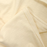 Jersey de coton flammé crème vanillée